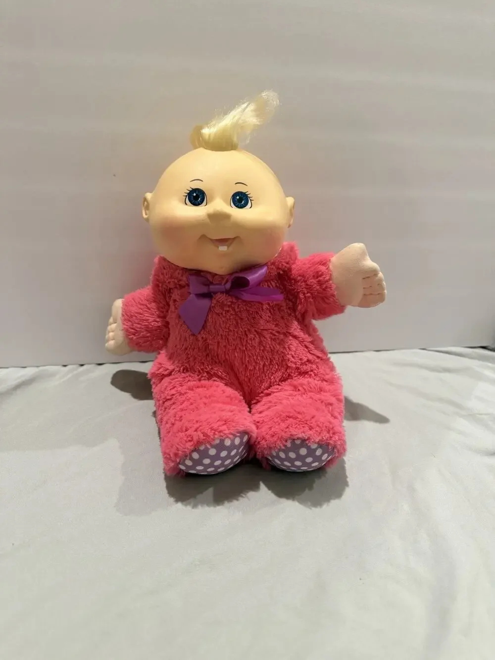 Cabbage Patch Deluxe Toddler Giggle Time WORKS Pink Kitty - Laughing Baby